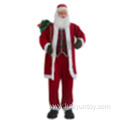 Christmas Standing Santa Claus With Garland Decoration